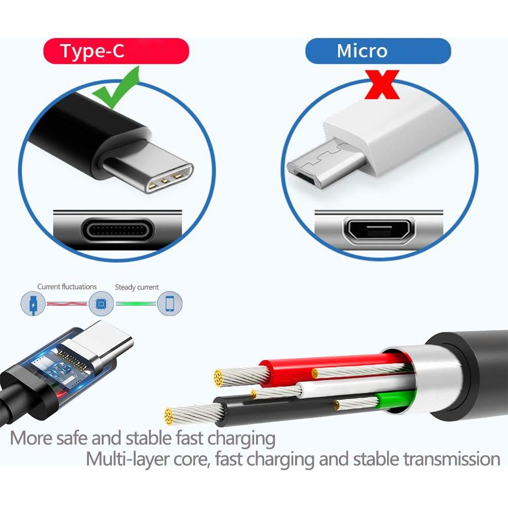 Cable de carga USB C Love your yy para Marshall y Zamkol