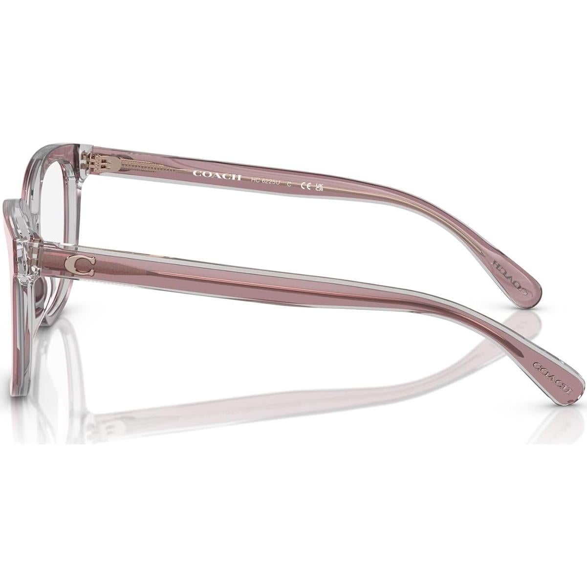Montura de Gafas Coach HC6225U Rosa Transparente 52mm