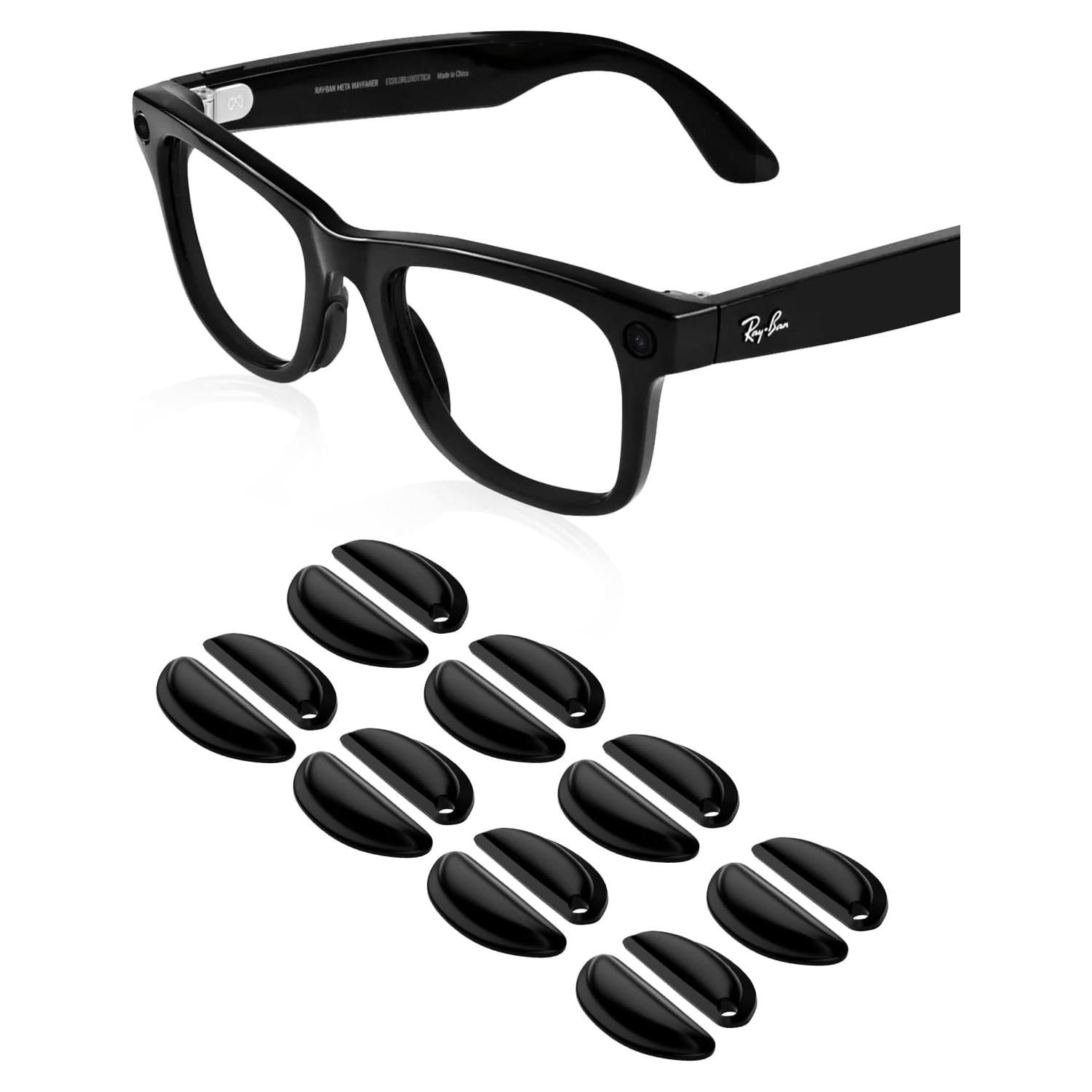 Almohadillas Nasales Silicona Ray-Ban Meta Wayfarer 8 Pzas