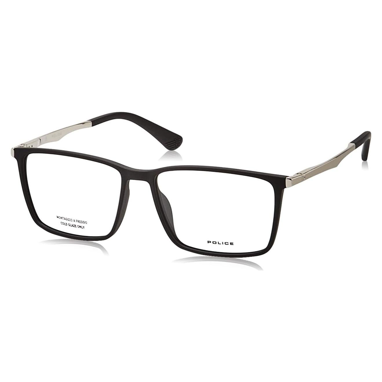 Gafas de sol Police VPLG70 para hombres, negro brillante