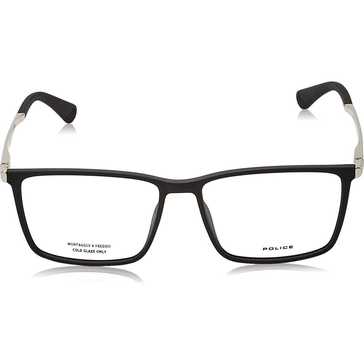 Gafas de sol Police VPLG70 para hombres, negro brillante