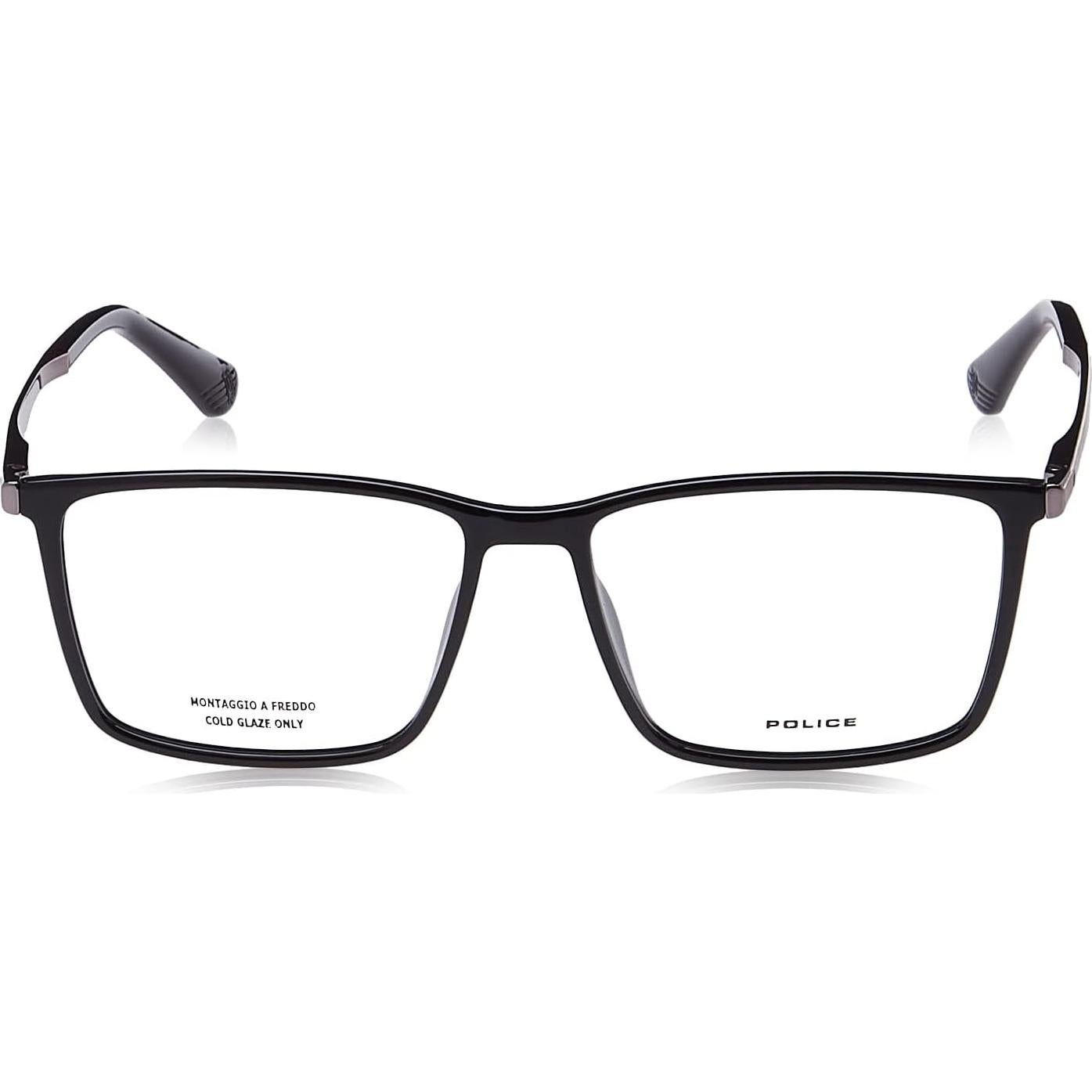 Gafas de sol Police VPLG70 para hombres 56mm Negro Brillante