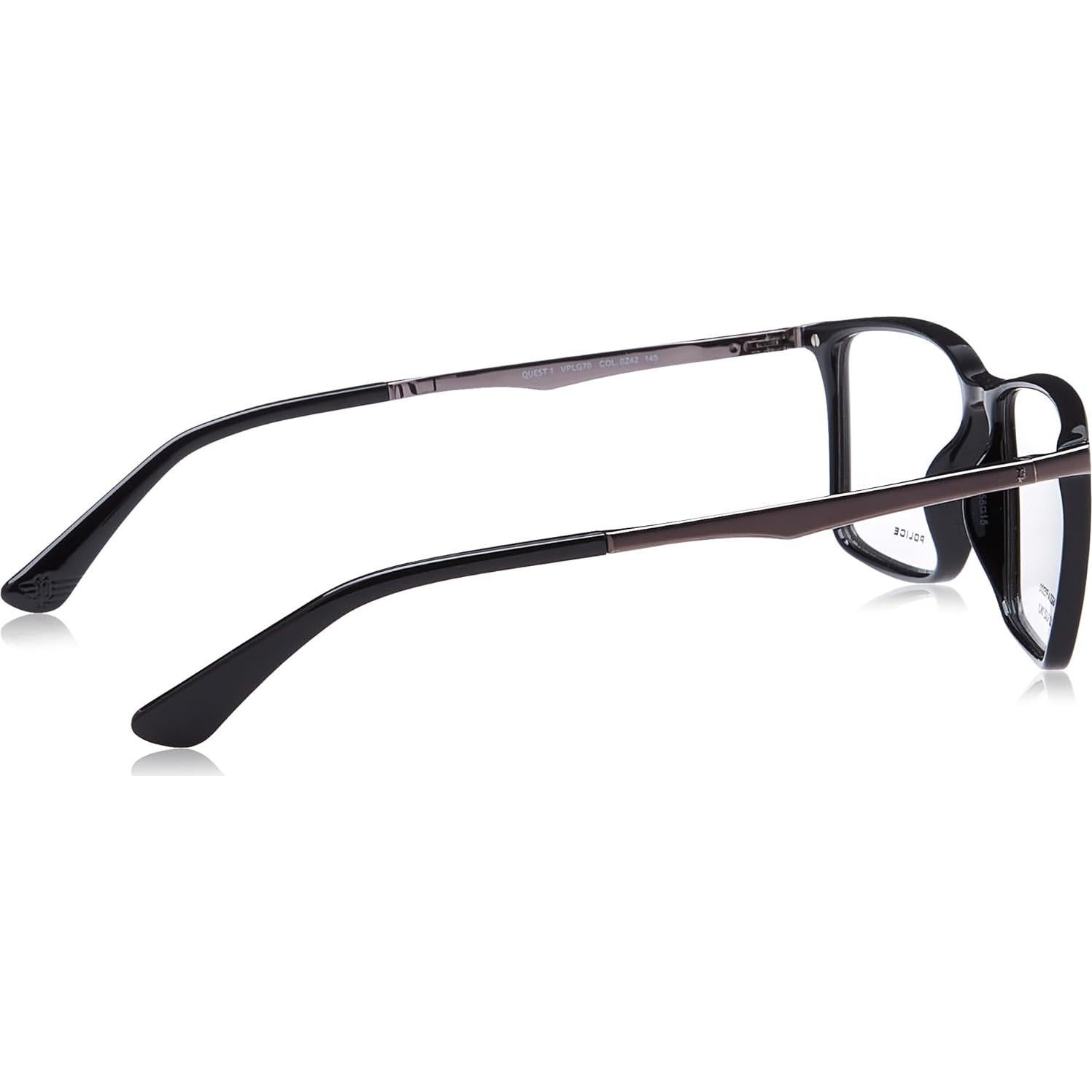 Gafas de sol Police VPLG70 para hombres 56mm Negro Brillante