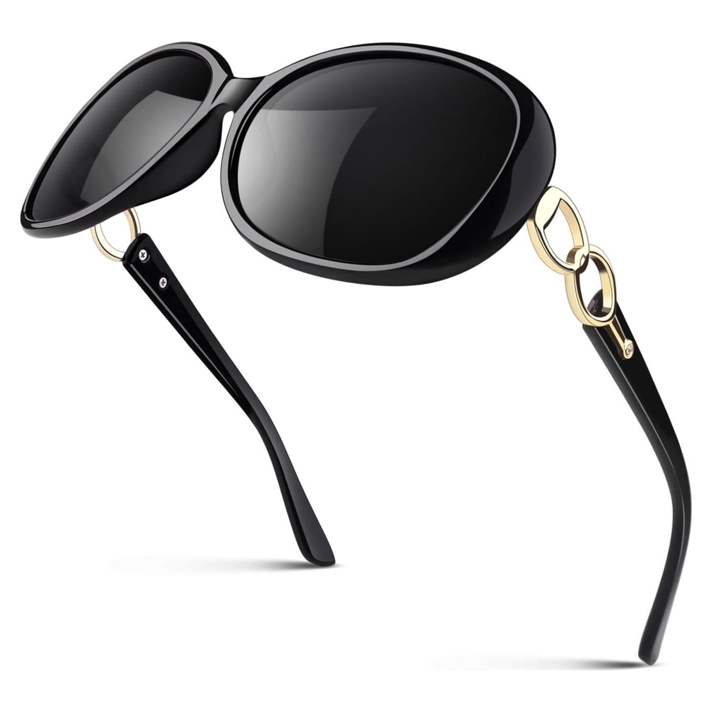 Gafas de sol Sunier para mujeres polarizadas UV400 grandes