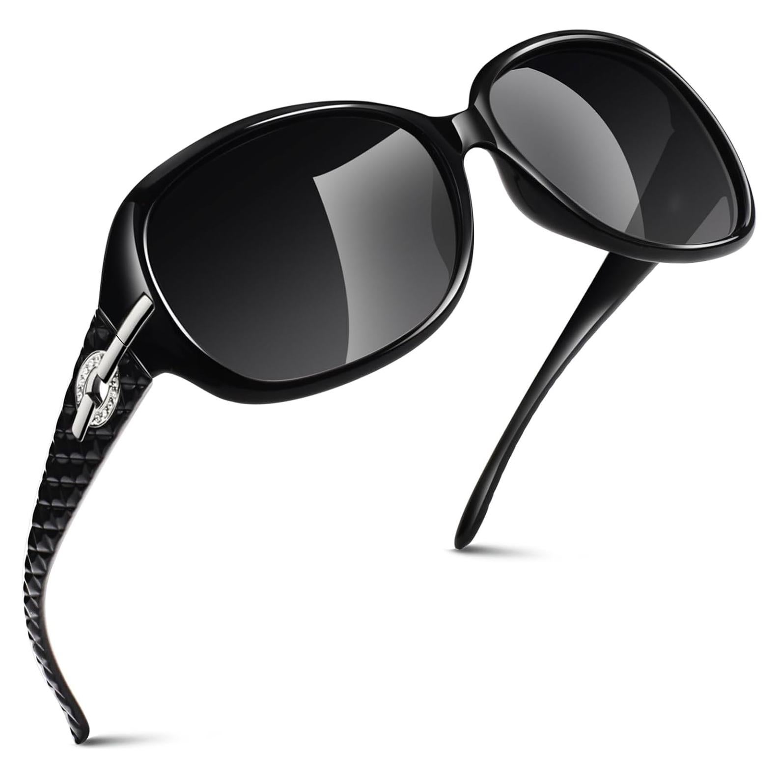 Gafas de sol SUNIER para mujeres polarizadas UV400 grandes