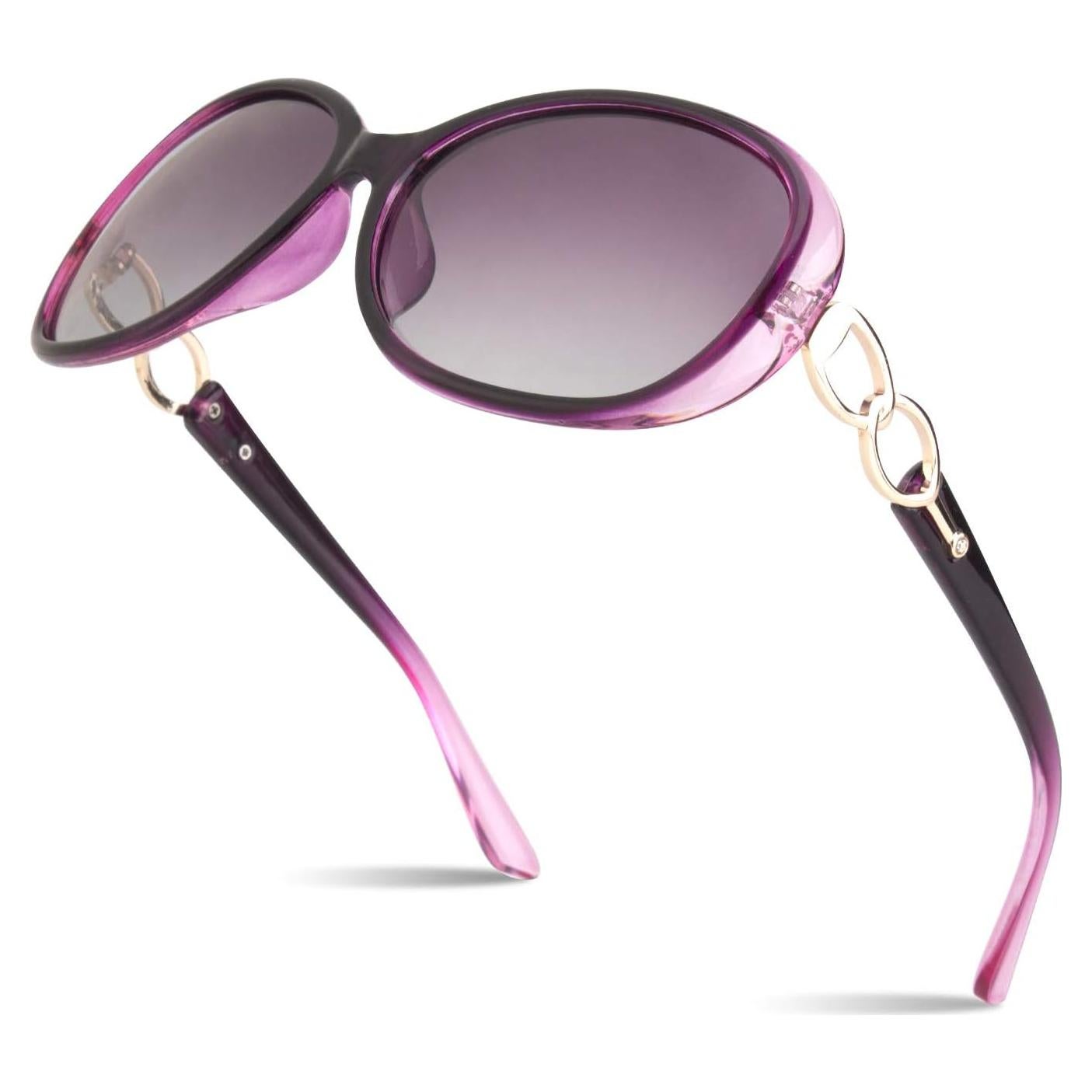 Gafas de sol Sunier para mujeres polarizadas UV400 grandes