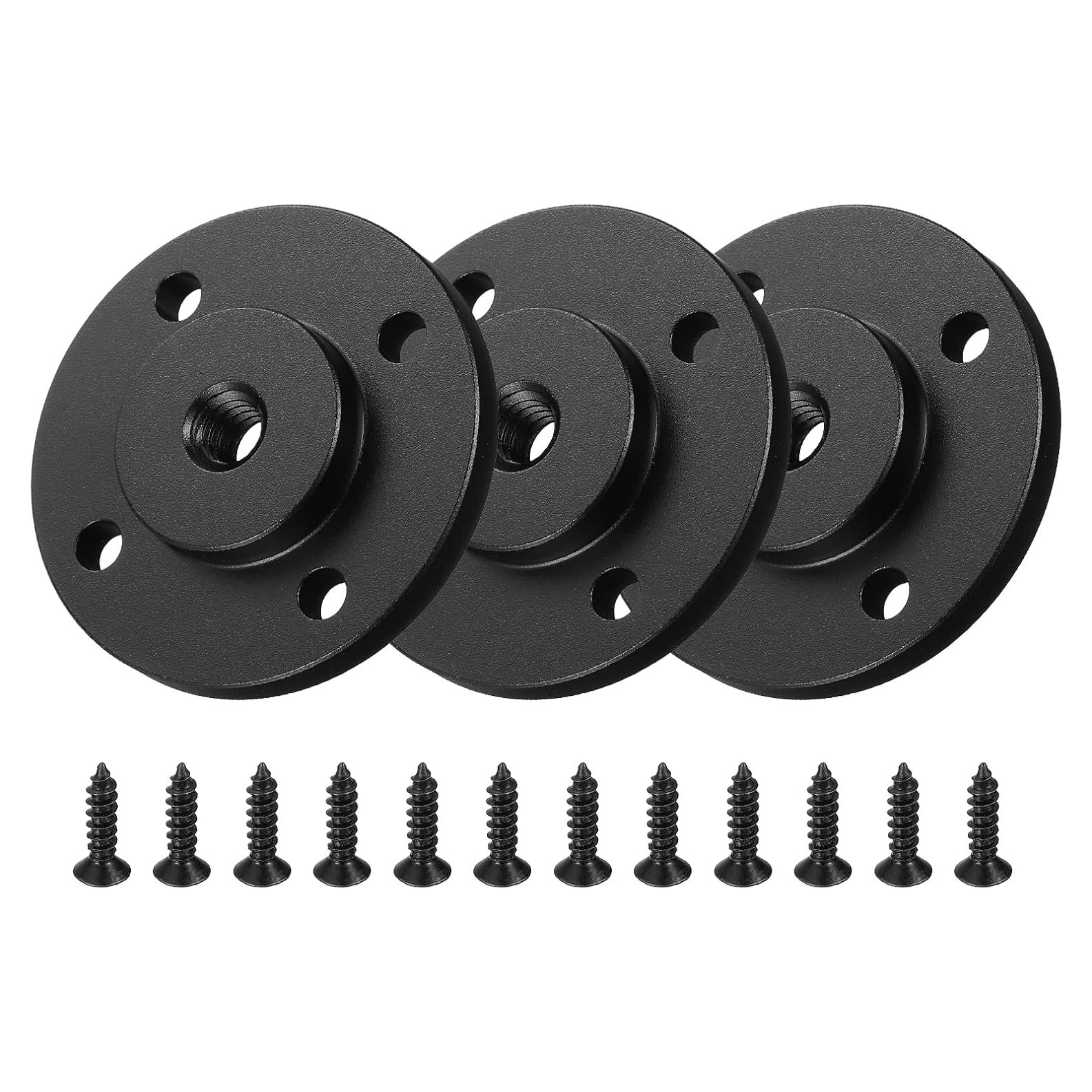 Soporte de Brida para Micrófono PATIKIL 3 Piezas Negro