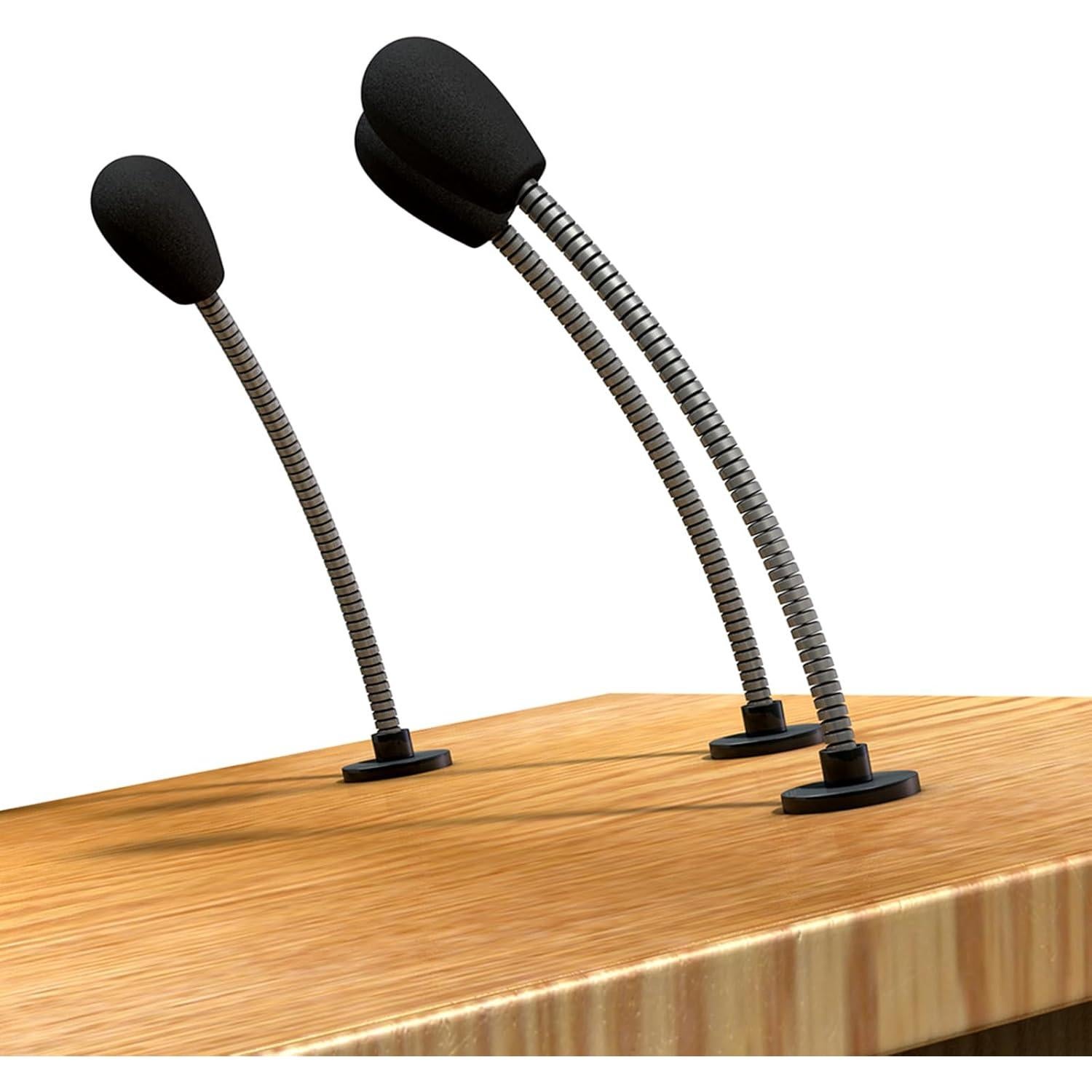 Soporte de Brida para Micrófono PATIKIL 3 Piezas Negro