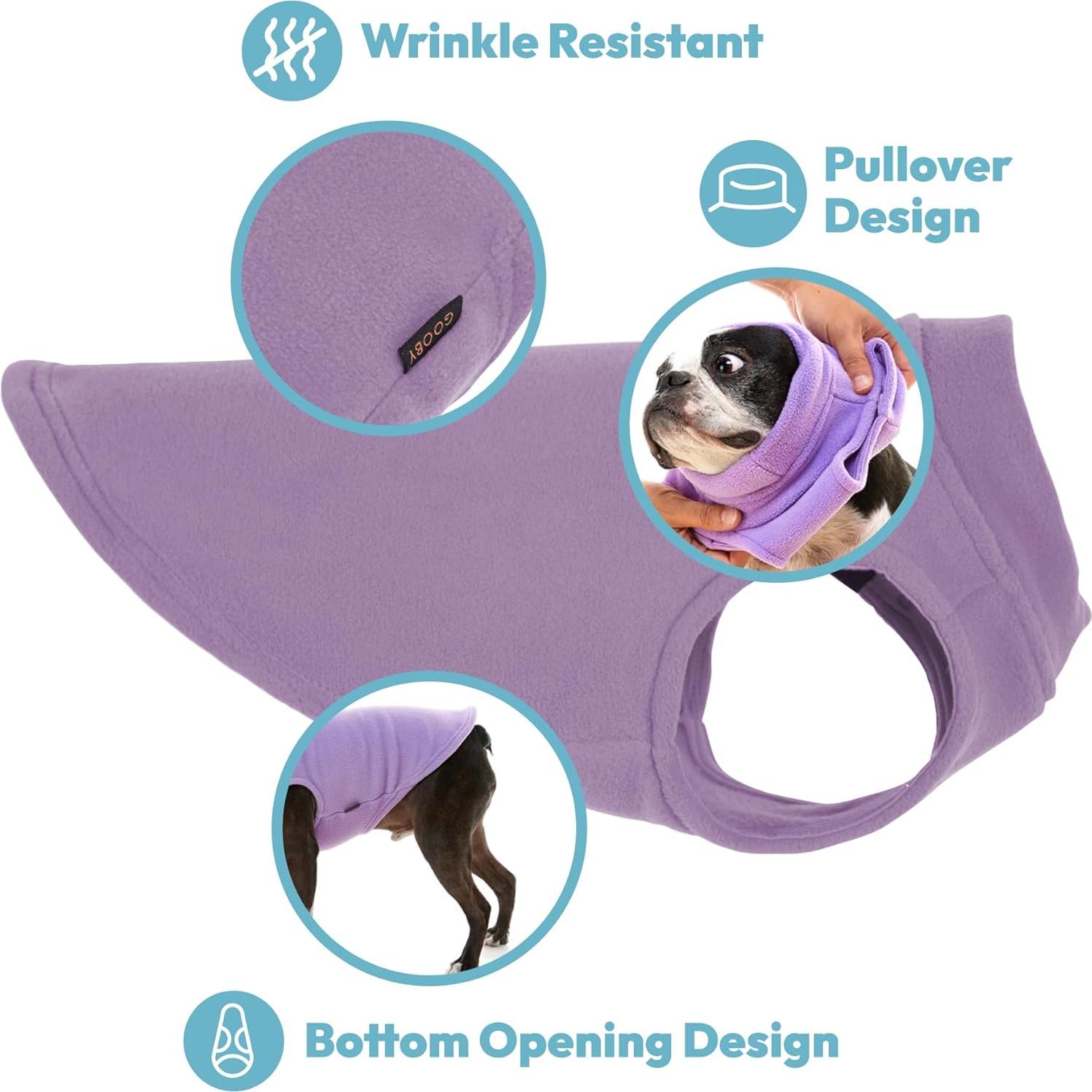 Chaleco de Forro Polar Elástico Gooby para Perros 2X Grande