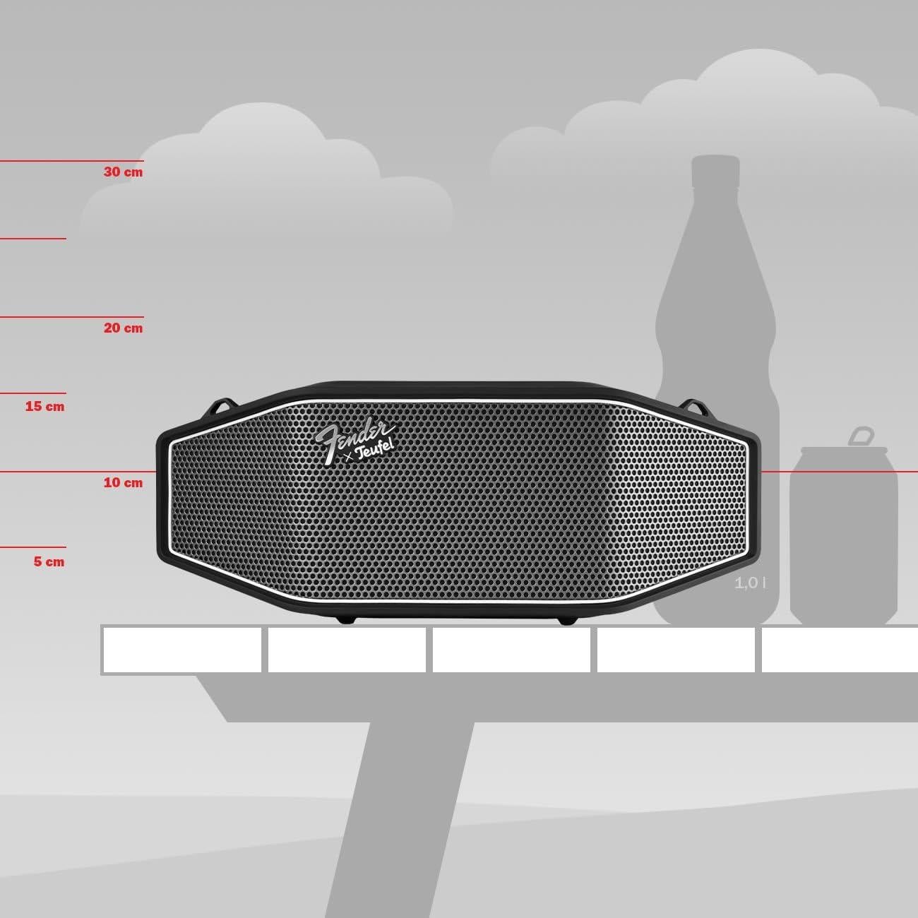 Altavoz Bluetooth Fender x Teufel ROCKSTER CROSS - Resistente, 16h Batería