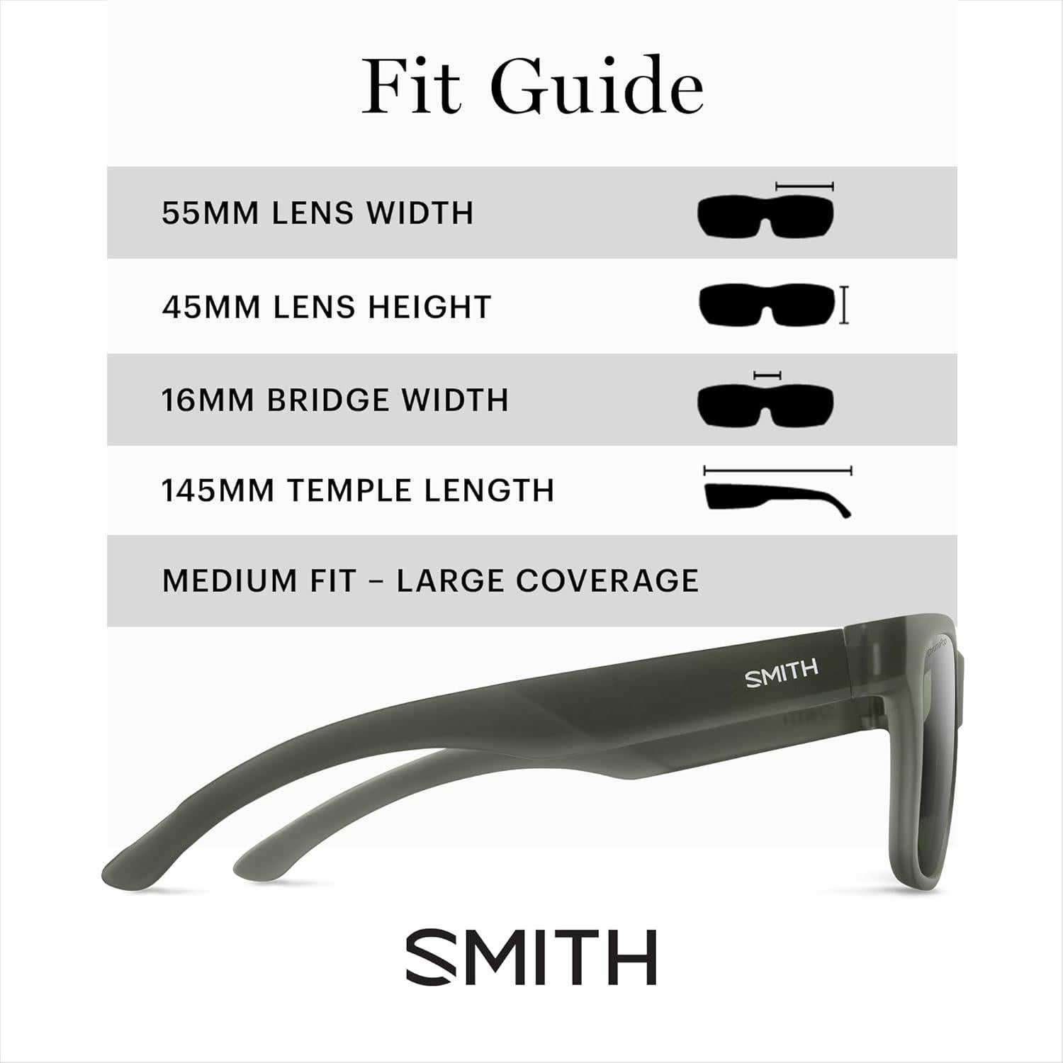 Gafas de sol Smith Lowdown 2 Polarizadas Cristal Musgo Mate