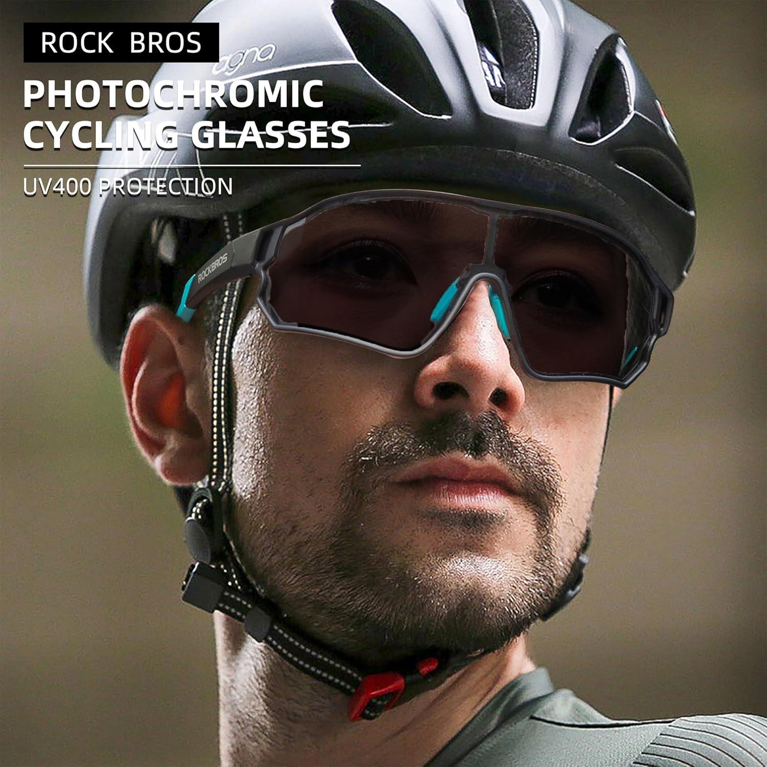 Gafas de sol fotochromáticas ROCKBROS para ciclismo UV400