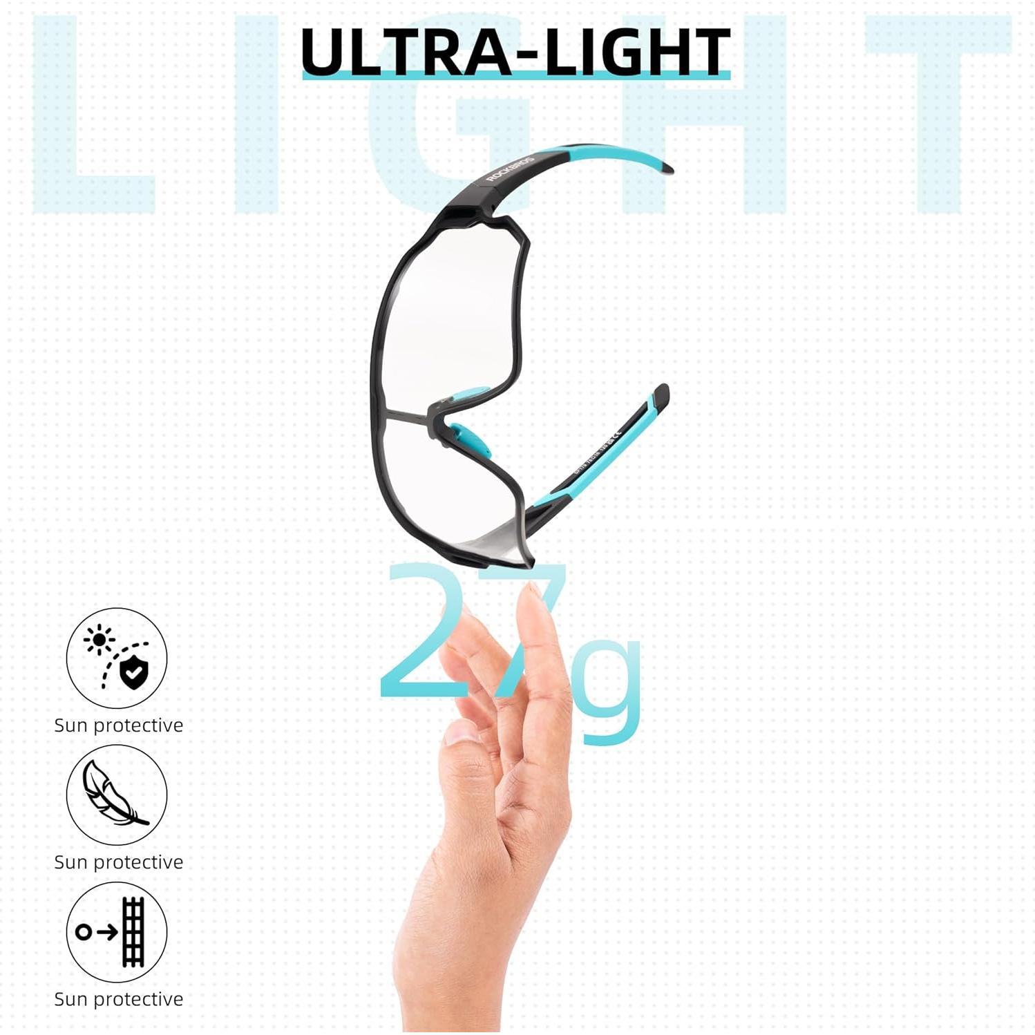 Gafas de sol fotochromáticas ROCKBROS para ciclismo UV400