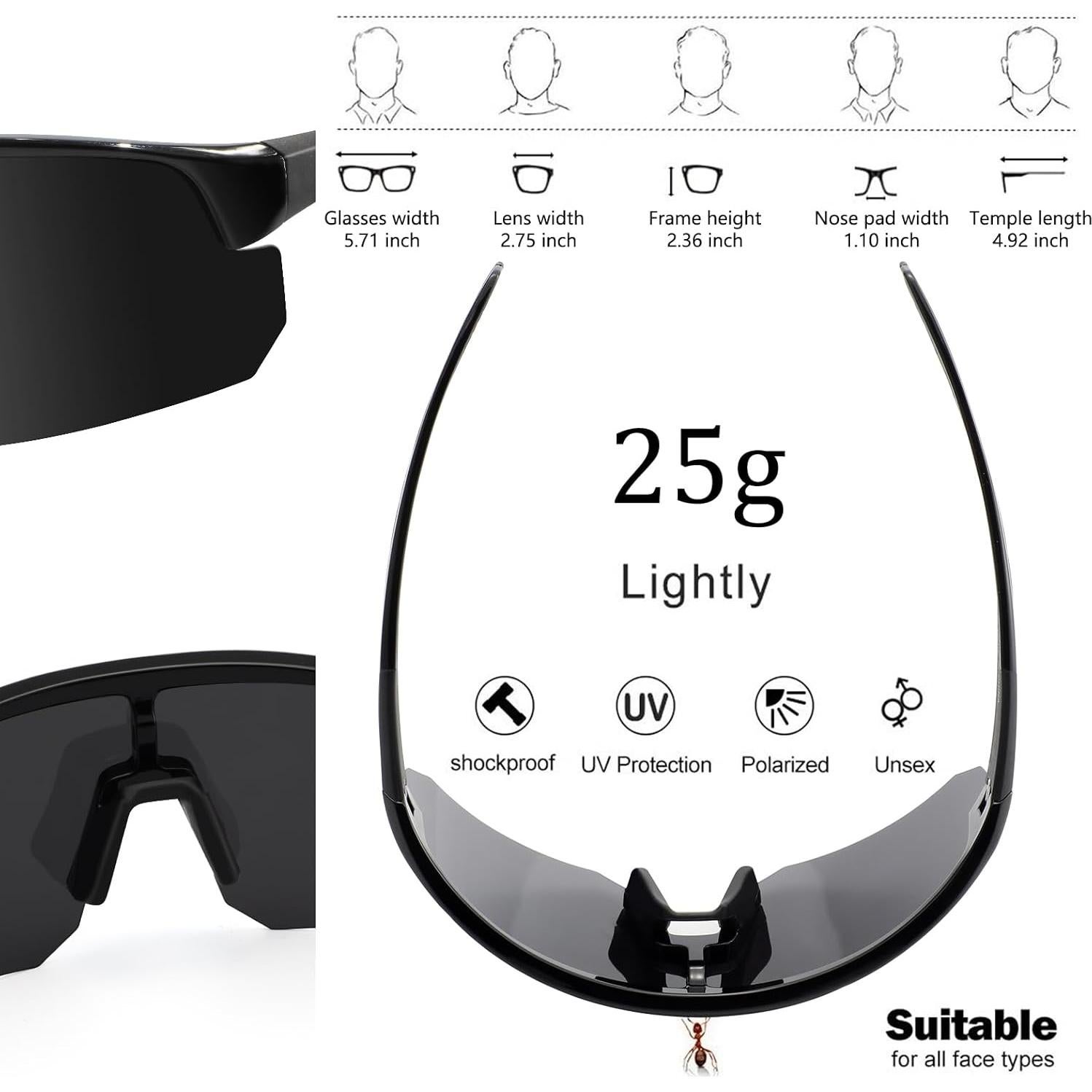 Gafas de sol polarizadas BangLong Jo578 UV400 unisex