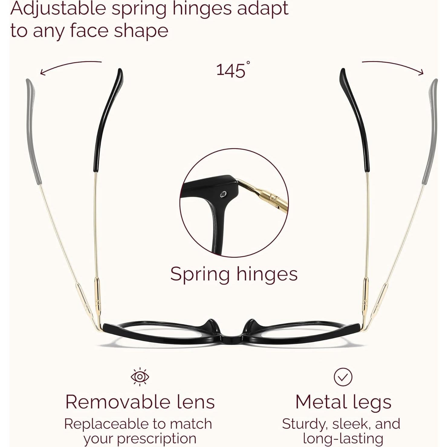 Gafas Anti Luz Azul Gaoye Unisex Marco Redondo UV400