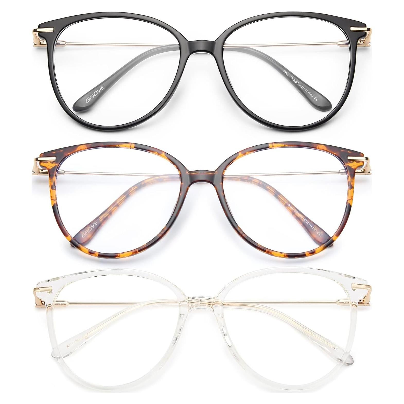 Gafas Anti Luz Azul Gaoye Unisex con Filtro UV 3 Piezas