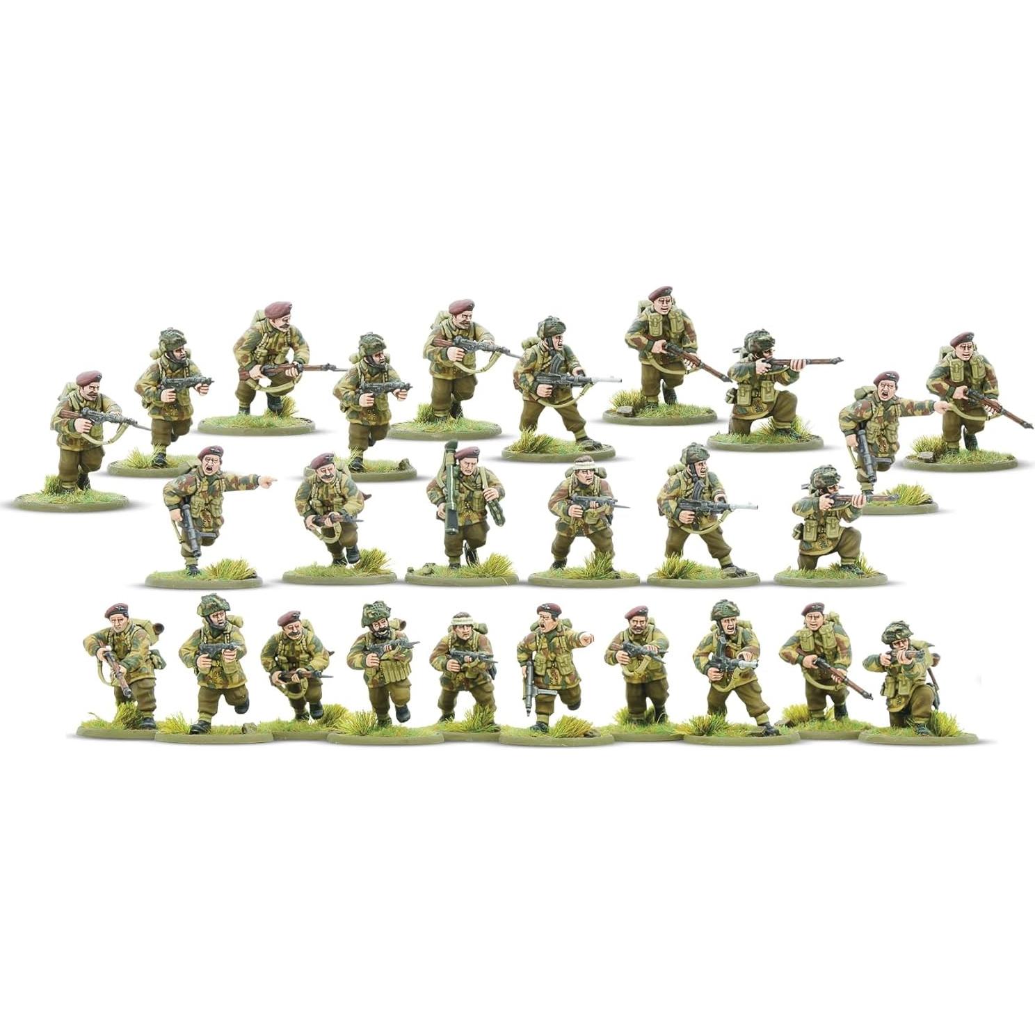 Miniaturas de Paracaidistas Aliados Británicos Warlord 28mm