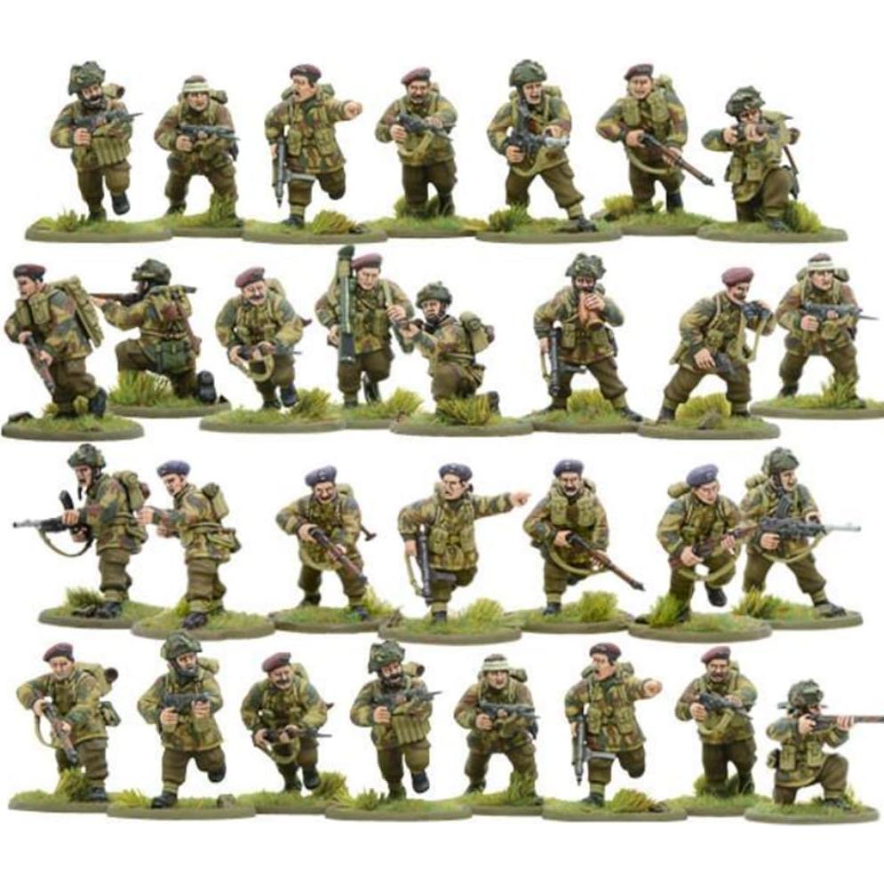 Miniaturas de Paracaidistas Aliados Británicos Warlord 28mm