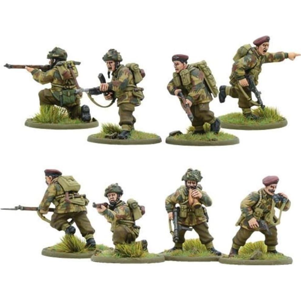 Miniaturas de Paracaidistas Aliados Británicos Warlord 28mm