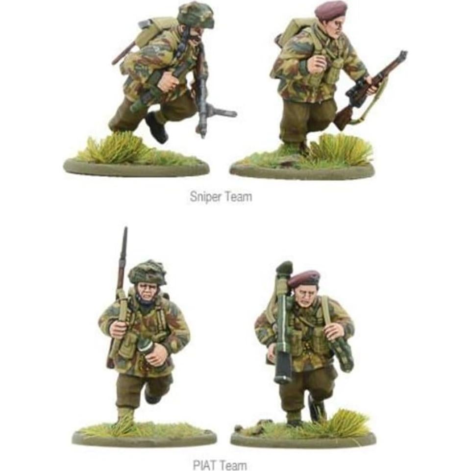 Miniaturas de Paracaidistas Aliados Británicos Warlord 28mm