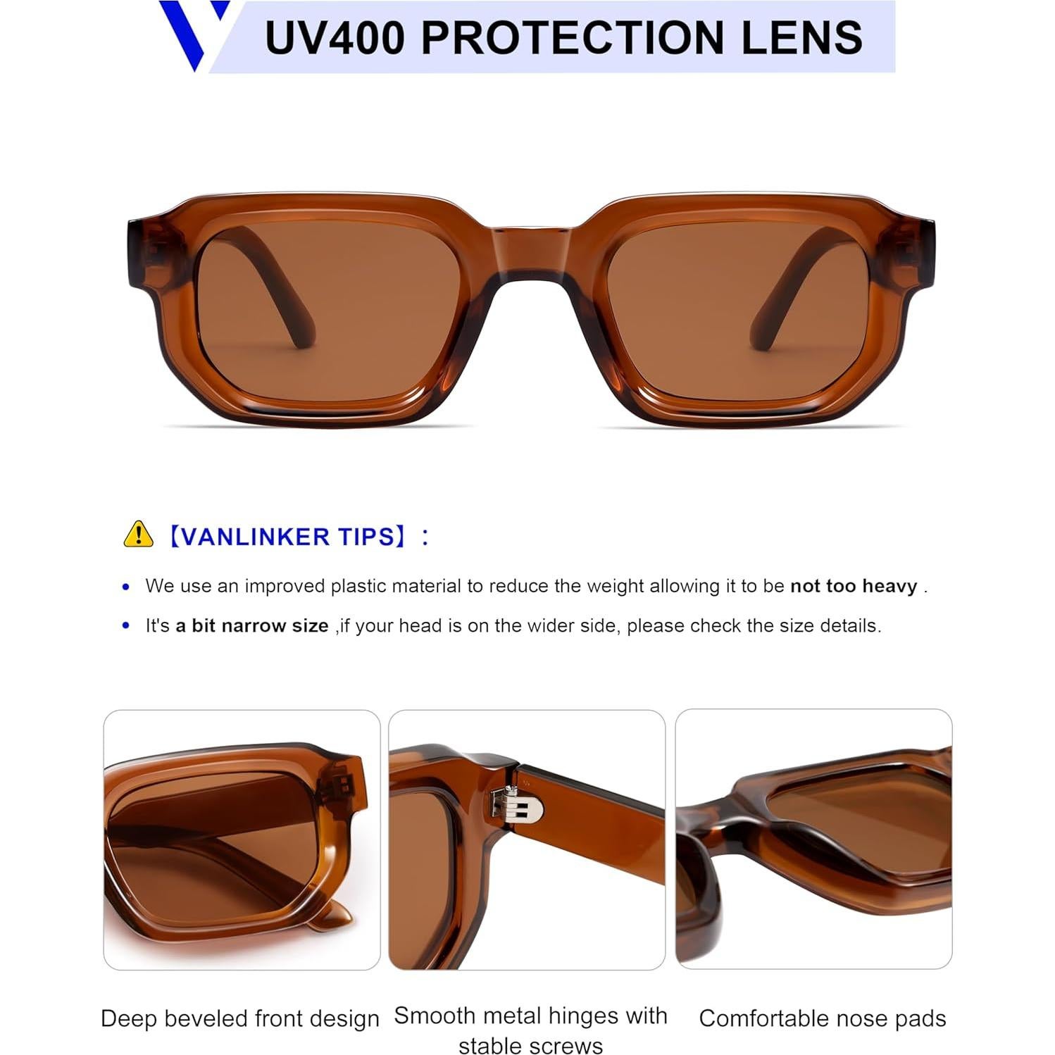 Gafas de Sol VANLINKER Retro UV400 Unisex VL9823