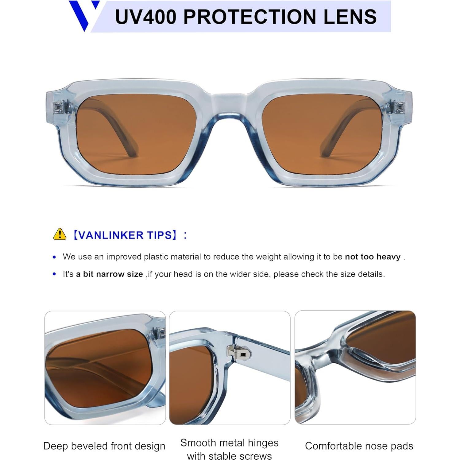 Gafas de Sol VANLINKER Retro UV400 Unisex VL9823