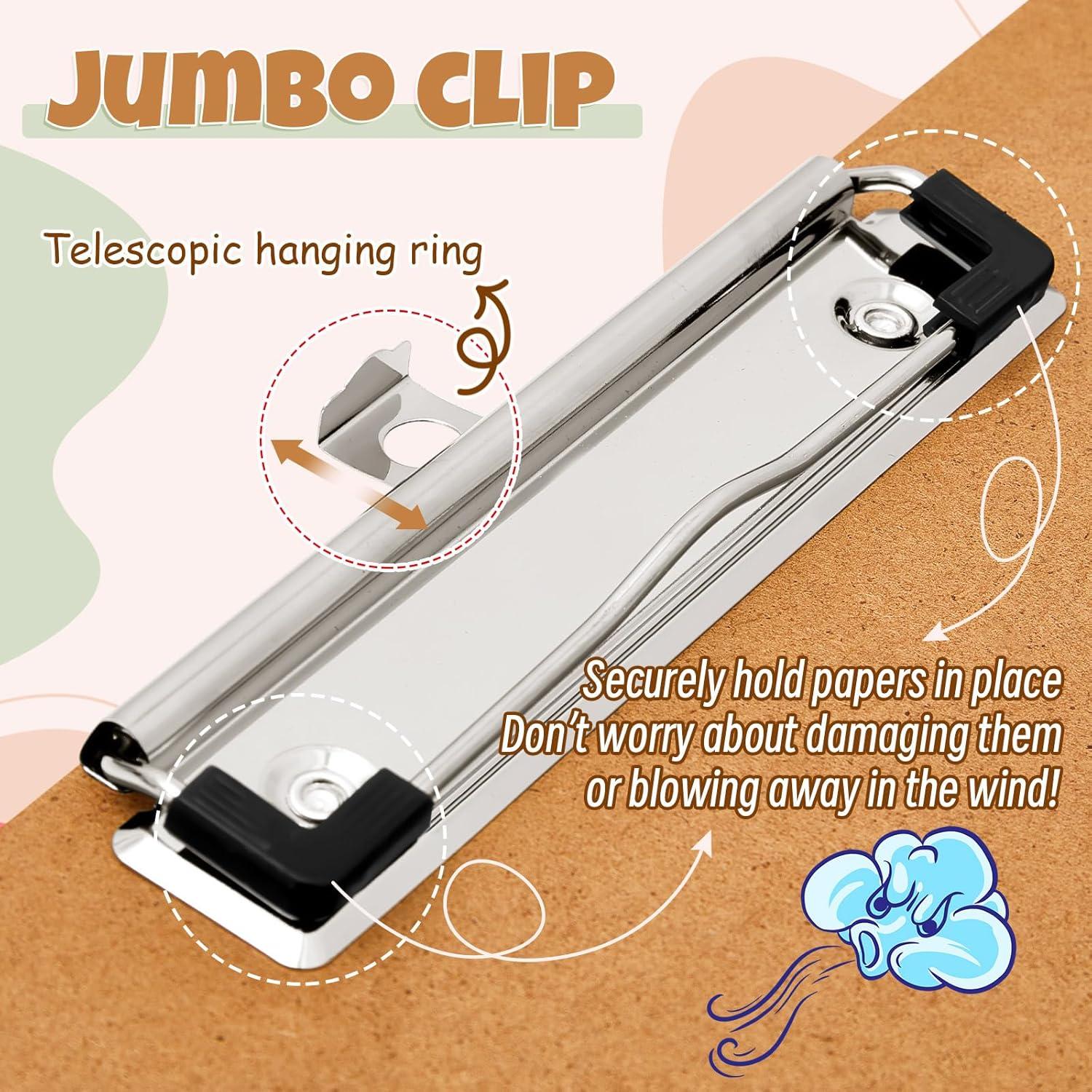 Clipboard Horizontal Tenceur 11x17 Pulgadas 2 Pcs Resistente