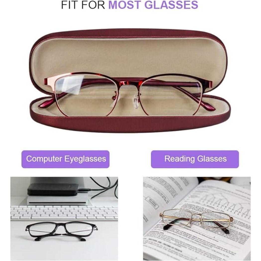 Estuche Duro para Gafas ZONLY 4 Piezas Unisex 16.5cm