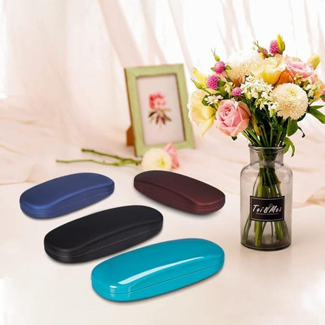 Estuche Duro para Gafas ZONLY 4 Piezas Unisex 16.5cm