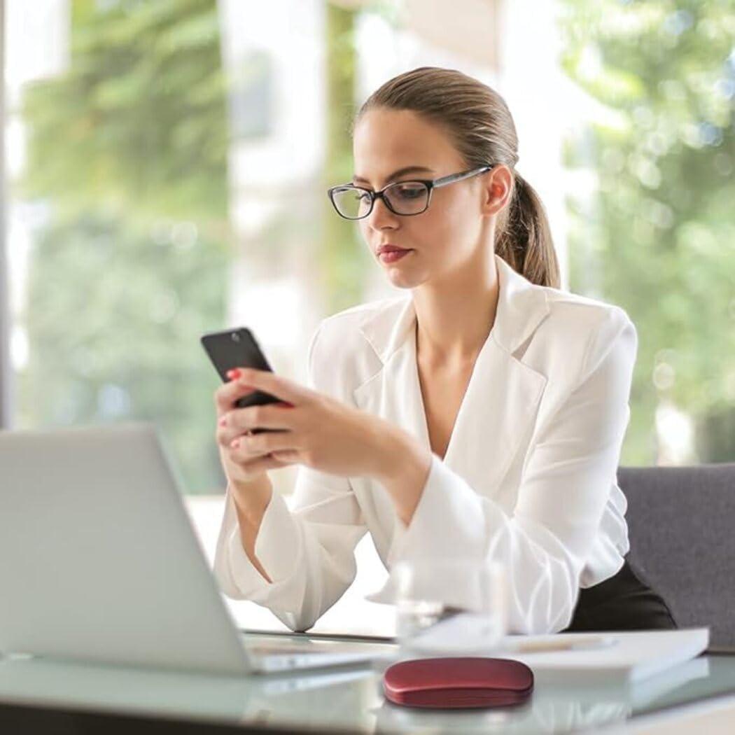 Estuche Duro para Gafas ZONLY 4 Piezas Unisex 16.5cm