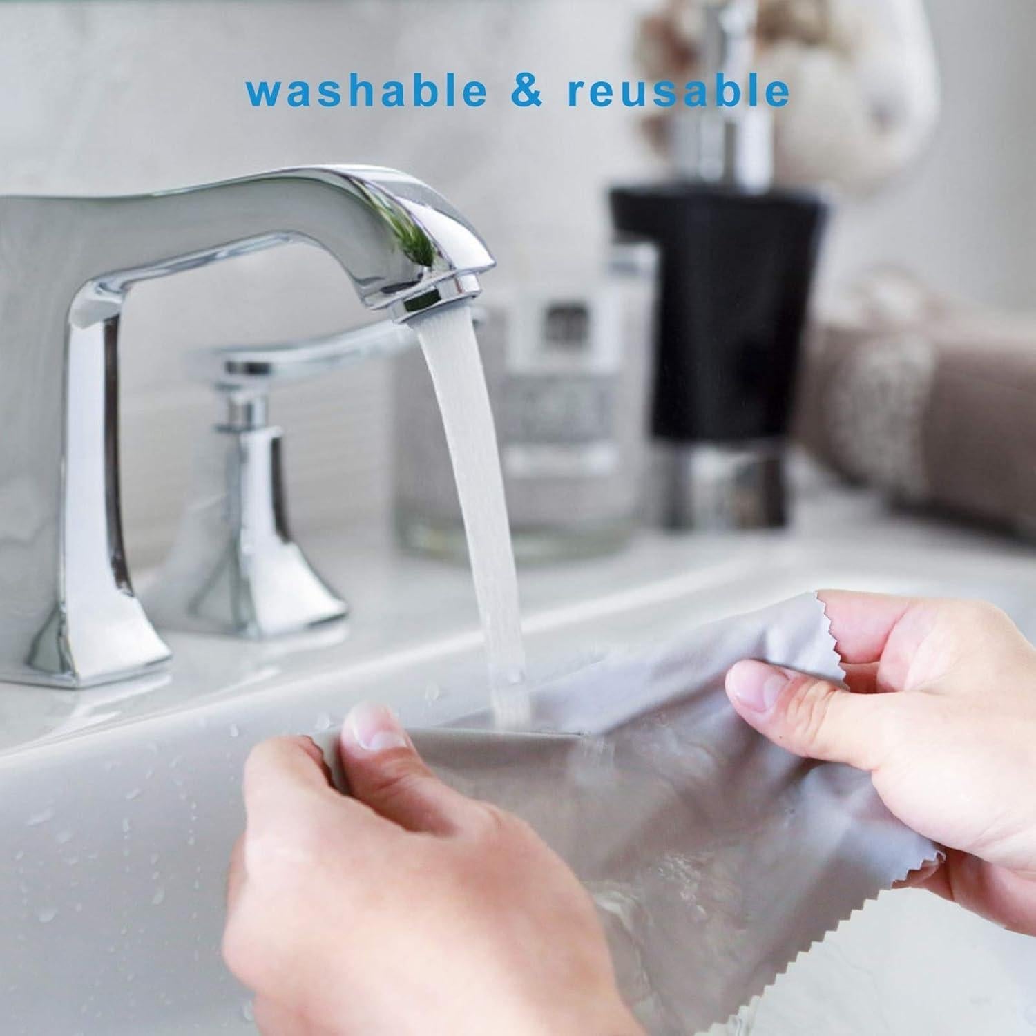 Paquete de 10 Paños de Microfibra Grandes Ablethe 30x35 cm