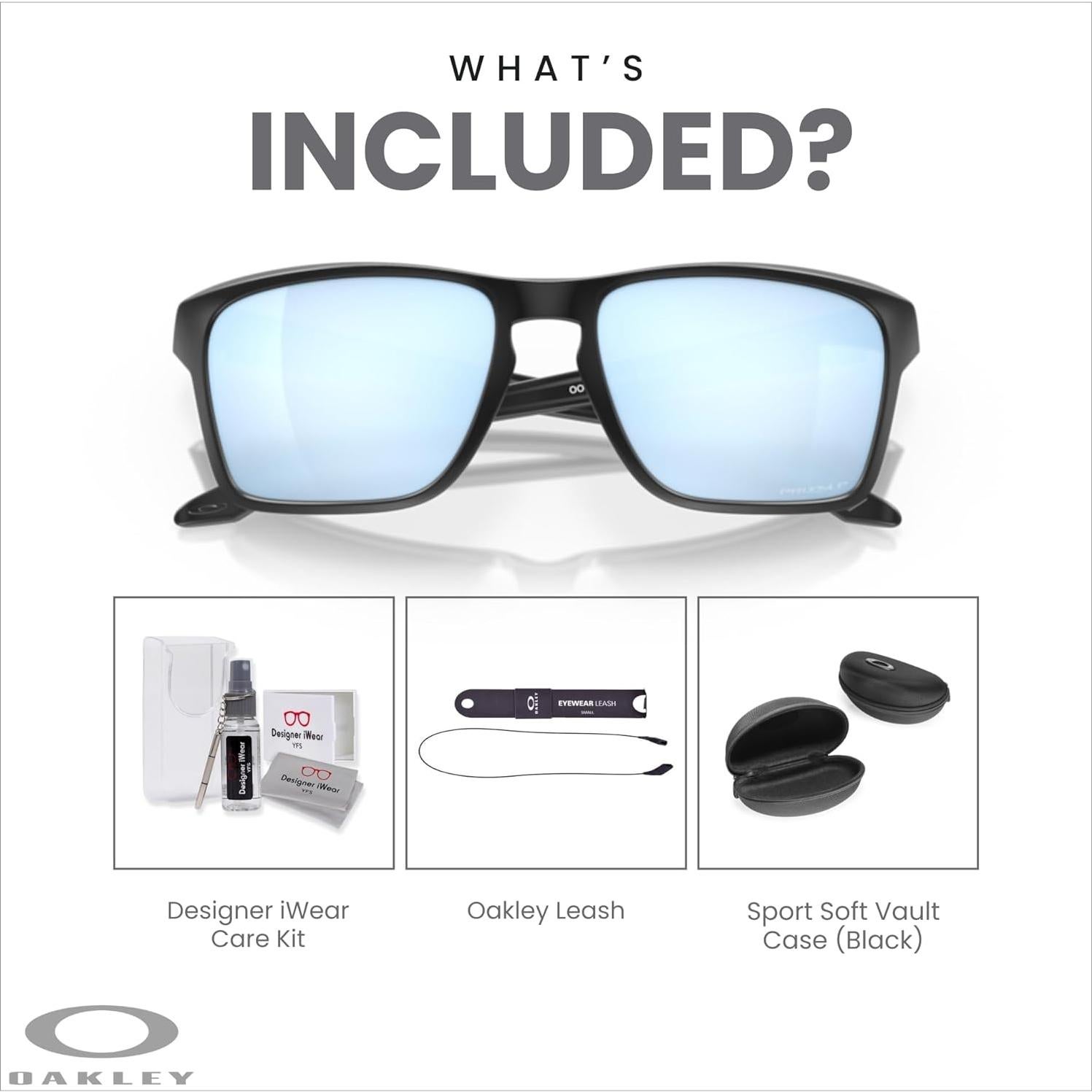 Gafas de sol Oakley Sylas OO9448 para hombres + correa + kit