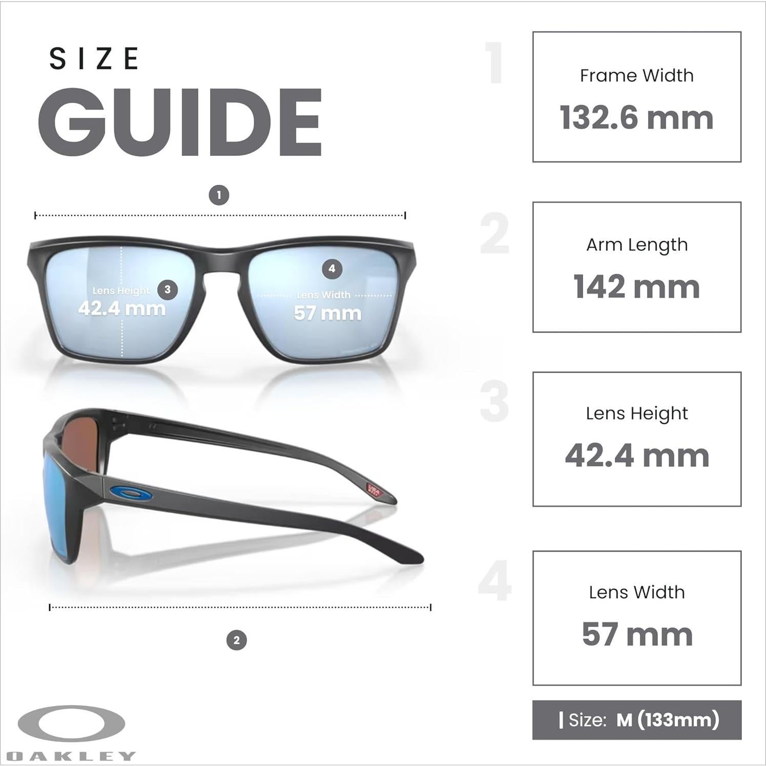 Gafas de sol Oakley Sylas OO9448 para hombres + correa + kit