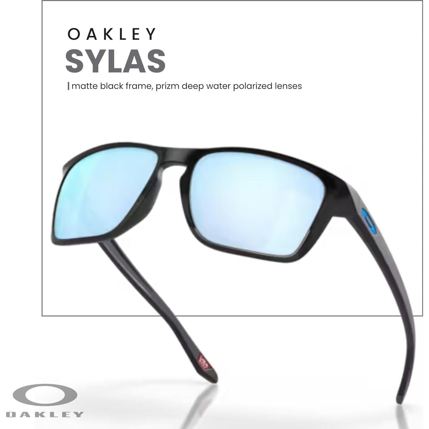 Gafas de sol Oakley Sylas OO9448 para hombres + correa + kit