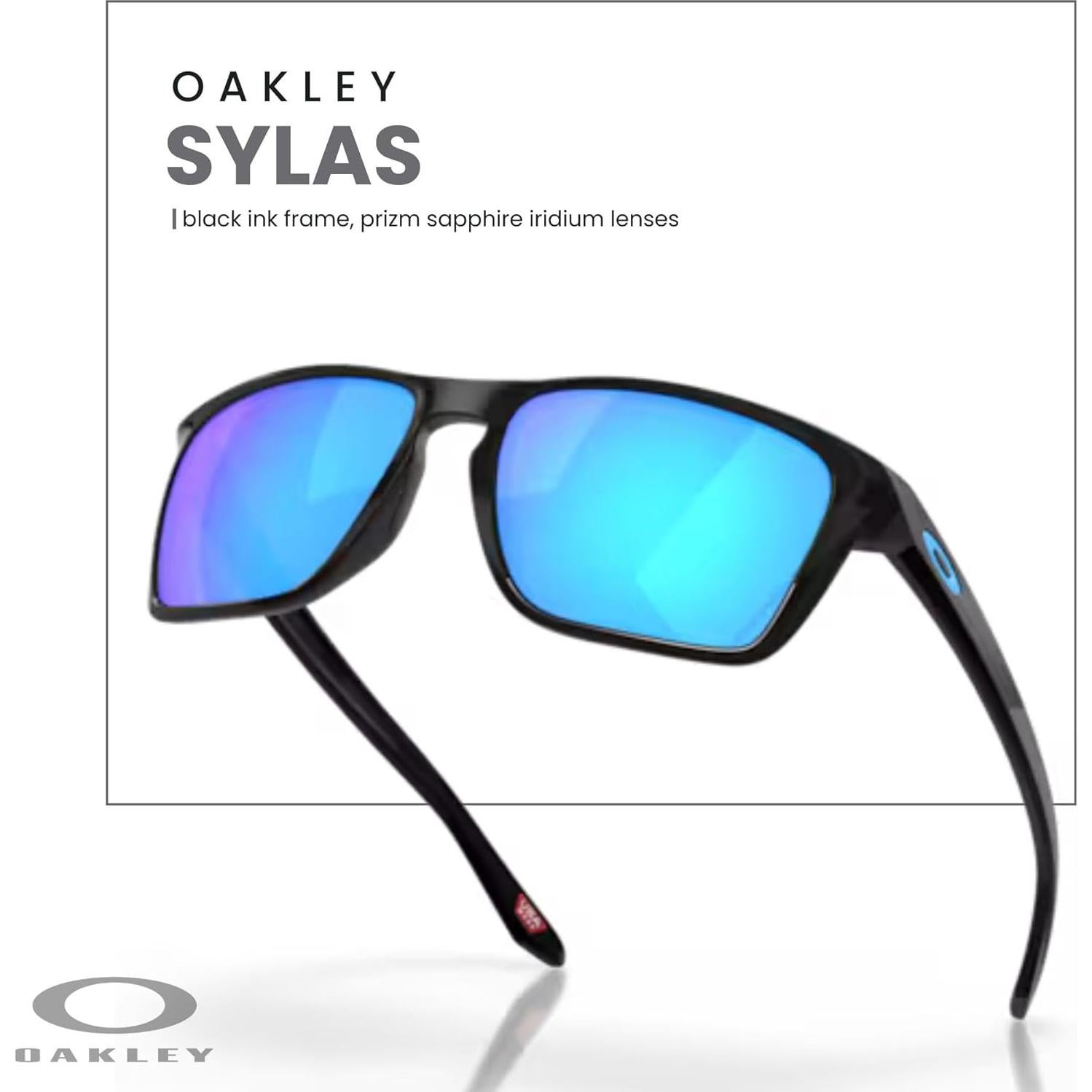 Gafas de sol Oakley Sylas OO9448 para hombres + correa + kit