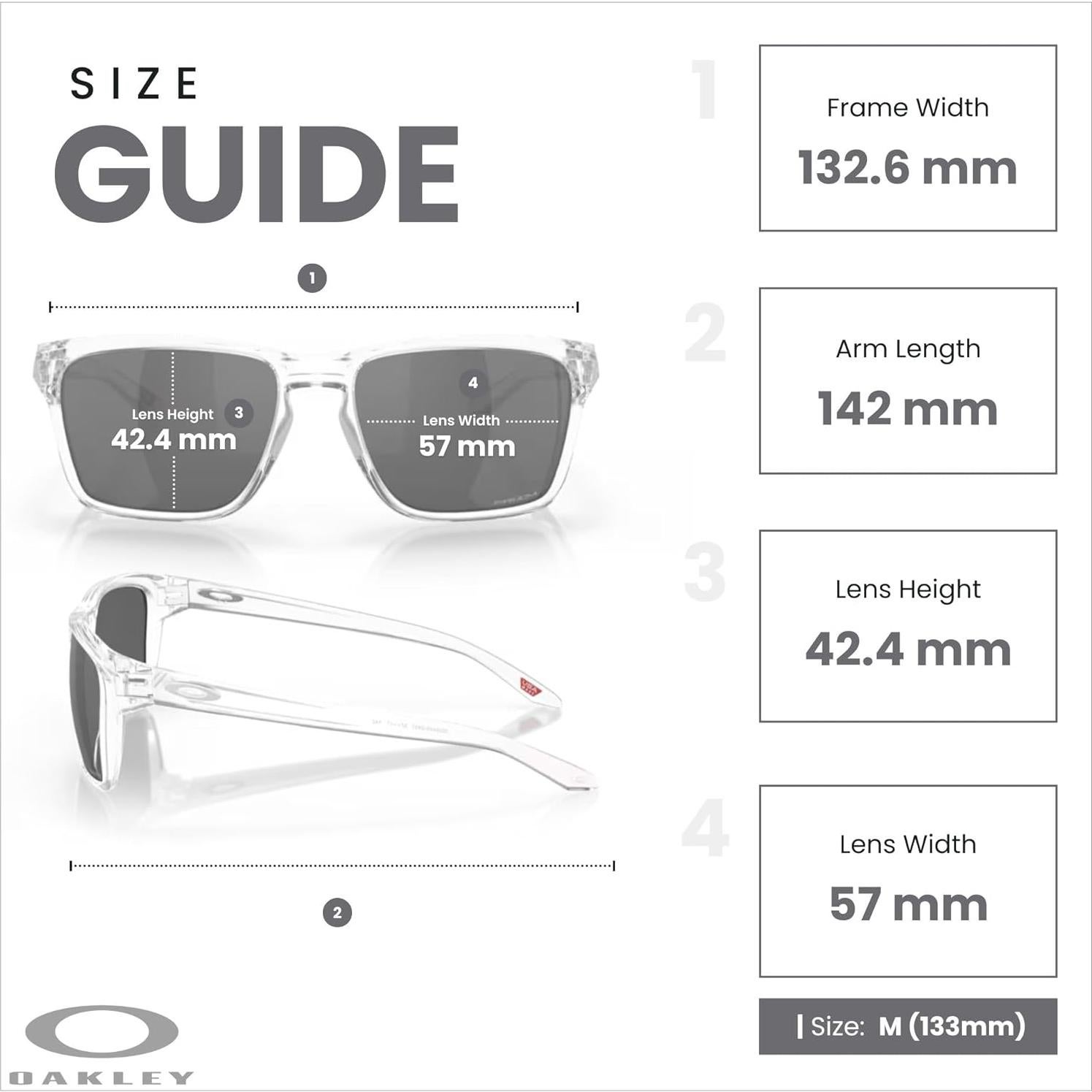 Gafas de sol Oakley Sylas OO9448 para hombres + correa + kit