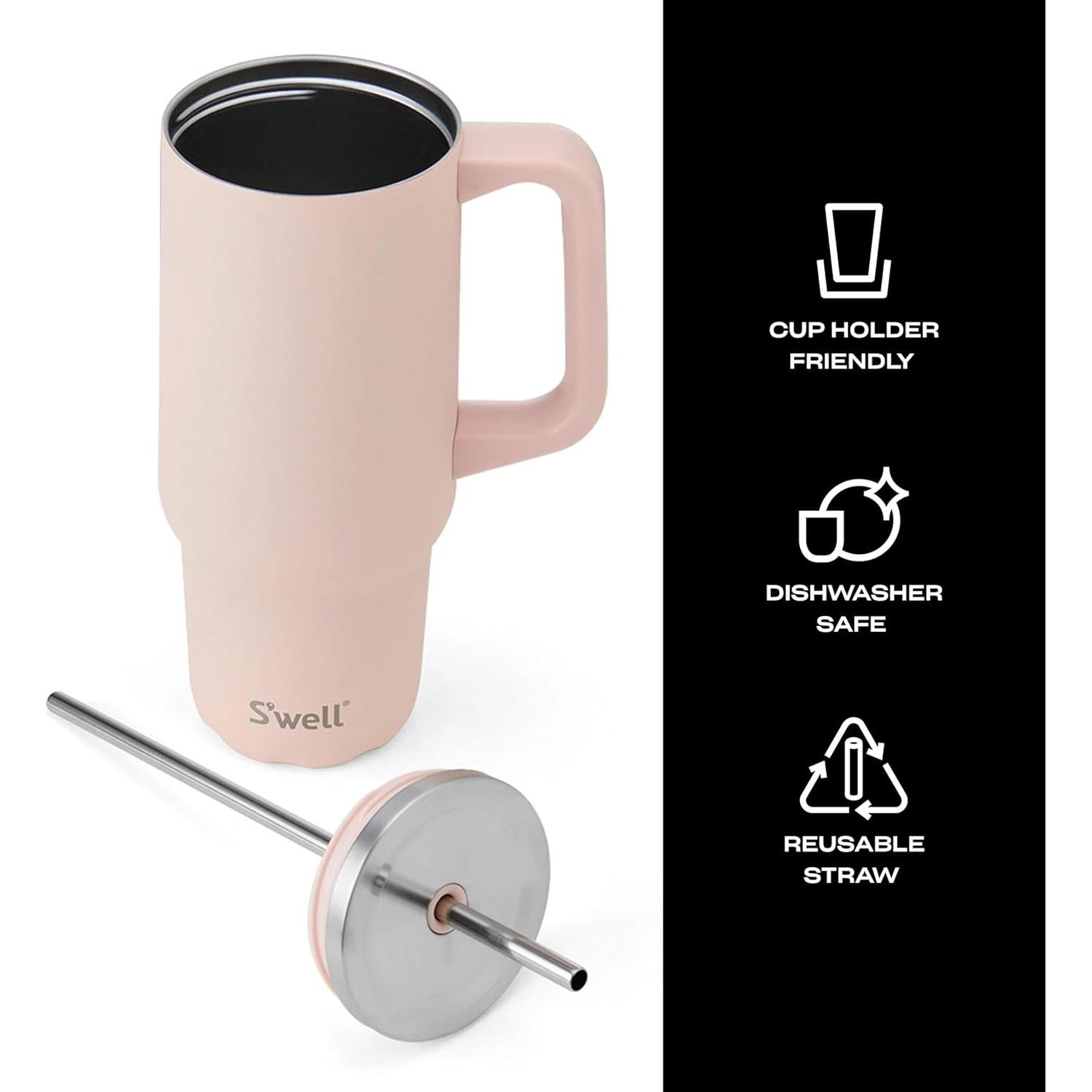 Vaso XL S'well Acero Inoxidable Reciclado 0.88L Sal Himalaya