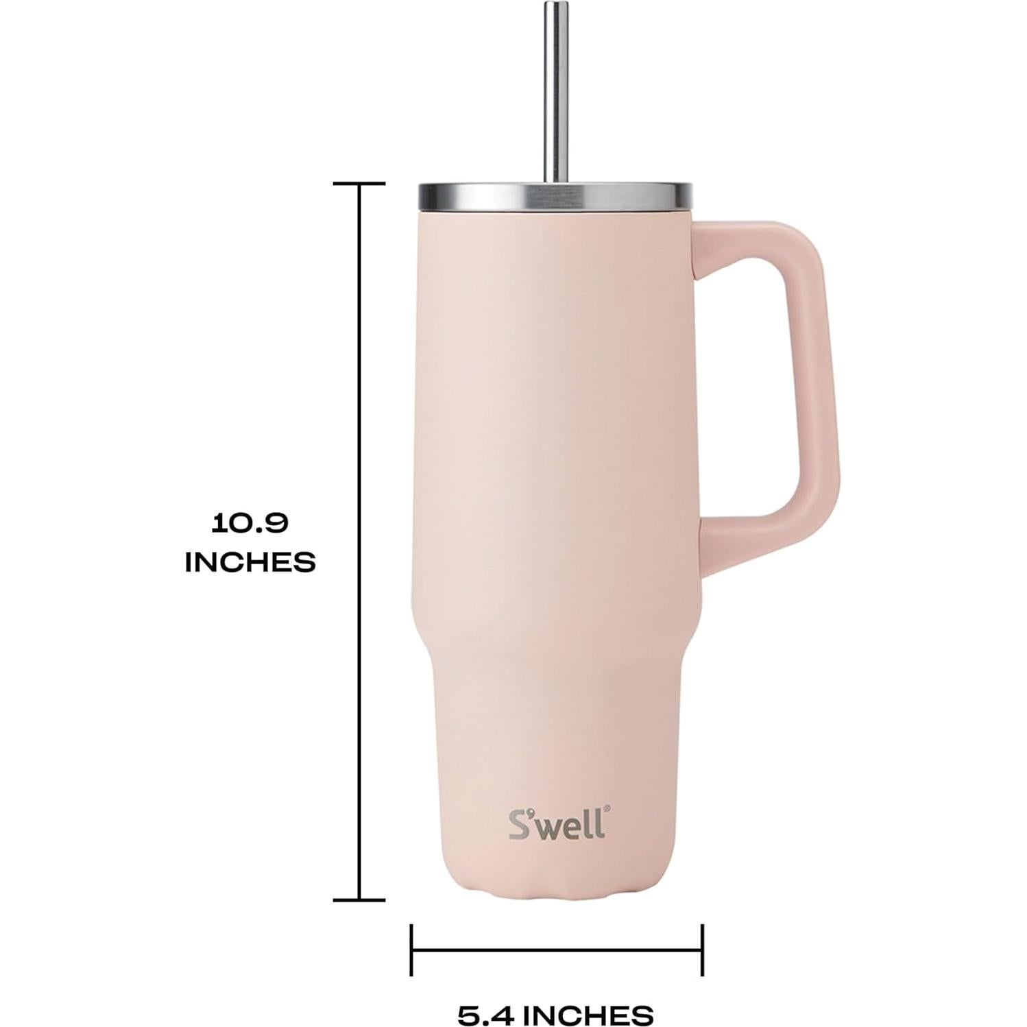 Vaso XL S'well Acero Inoxidable Reciclado 0.88L Sal Himalaya