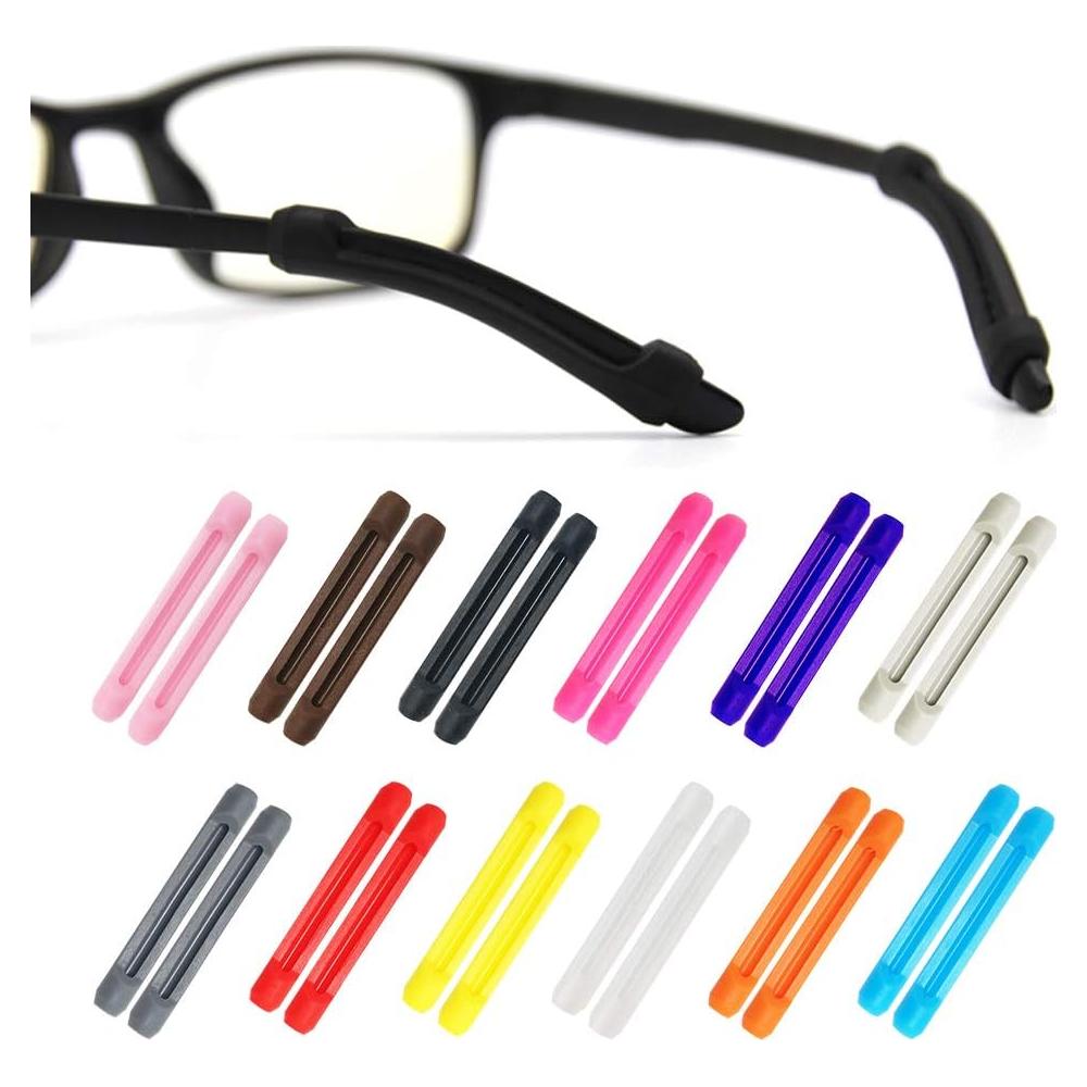 Retenedor de Gafas Alamic 12 Pares Silicona Antideslizante