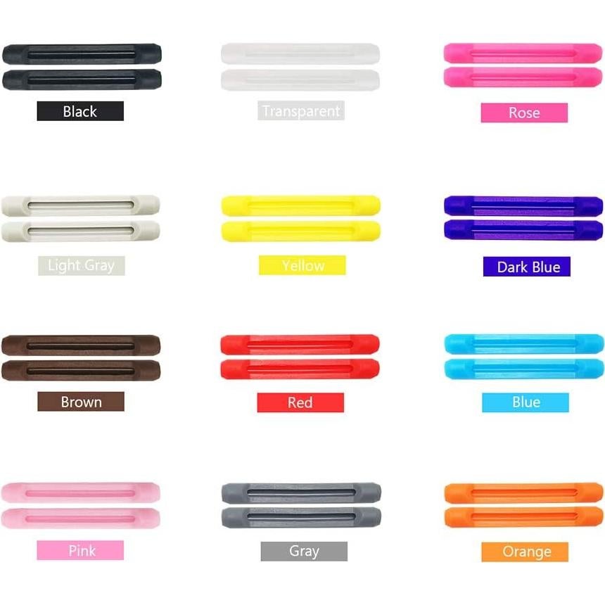 Retenedor de Gafas Alamic 12 Pares Silicona Antideslizante