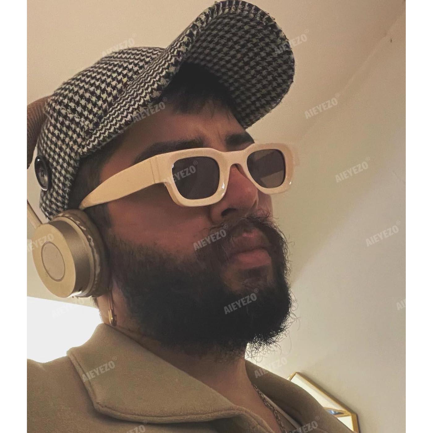 Gafas de Sol Polarizadas AIEYEZO Rectangulares Unisex 90s