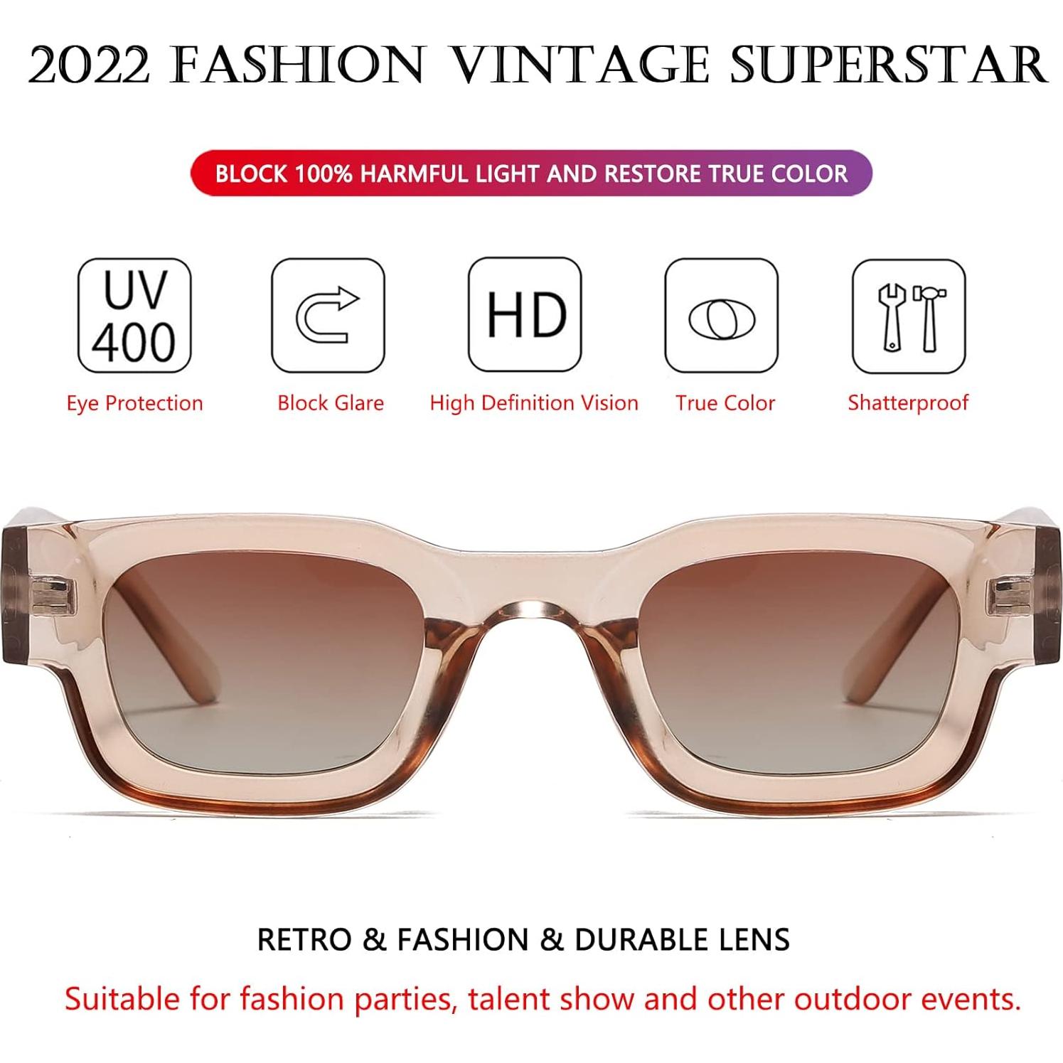 Gafas de Sol Polarizadas AIEYEZO Rectangulares UV400