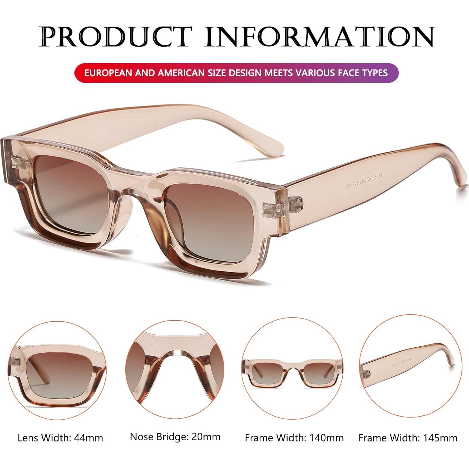 Gafas de Sol Polarizadas AIEYEZO Rectangulares UV400