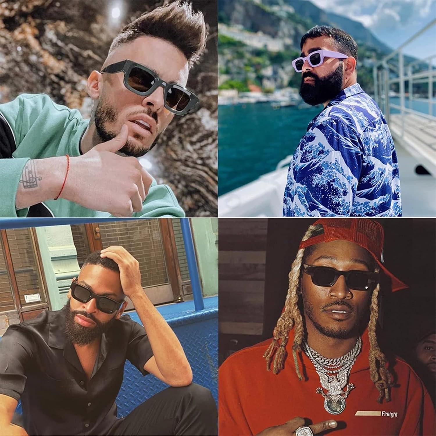 AIEYEZO Gafas de Sol Rectangulares Polarizadas UV400