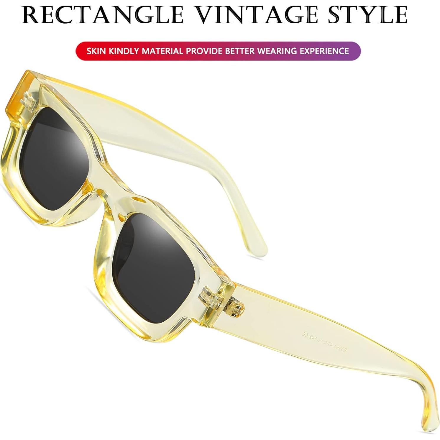 AIEYEZO Gafas de Sol Rectangulares Polarizadas UV400