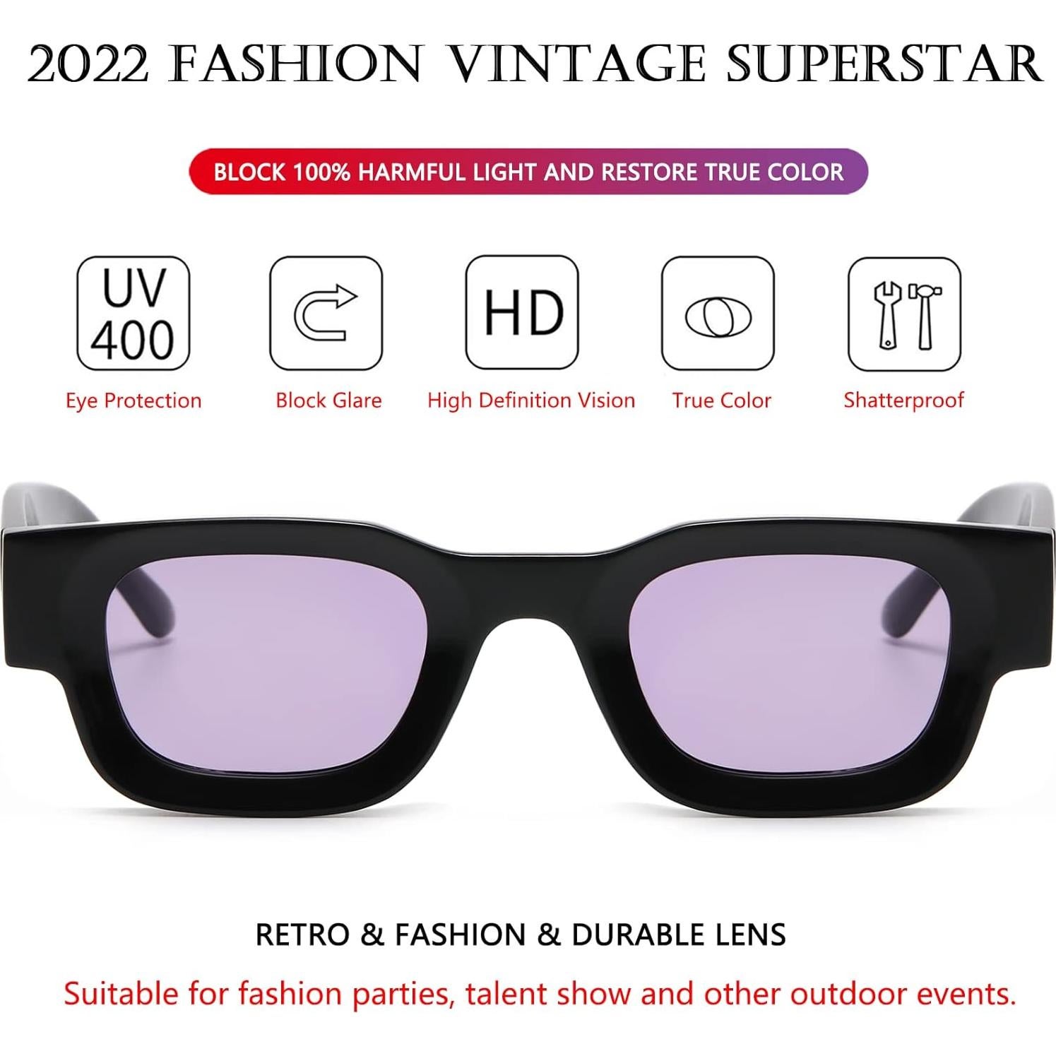 Gafas de Sol AIEYEZO Rectangulares Polarizadas UV400