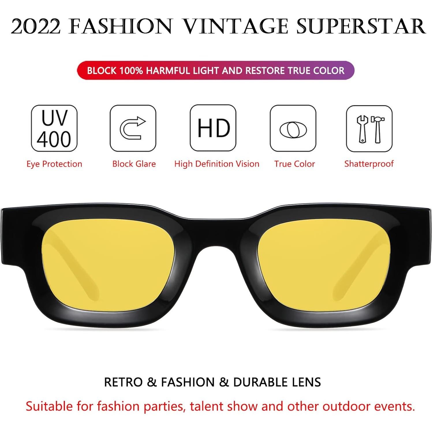 Gafas de Sol Polarizadas AIEYEZO Rectangulares UV400