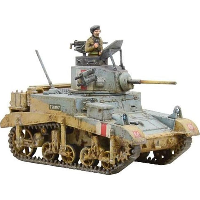 Tanque Ligero M3 Stuart Bolt Action 1:56 WWII Modelo Plástico