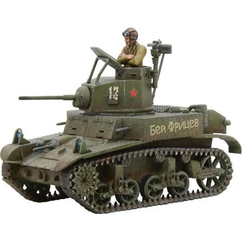 Tanque Ligero M3 Stuart Bolt Action 1:56 WWII Modelo Plástico