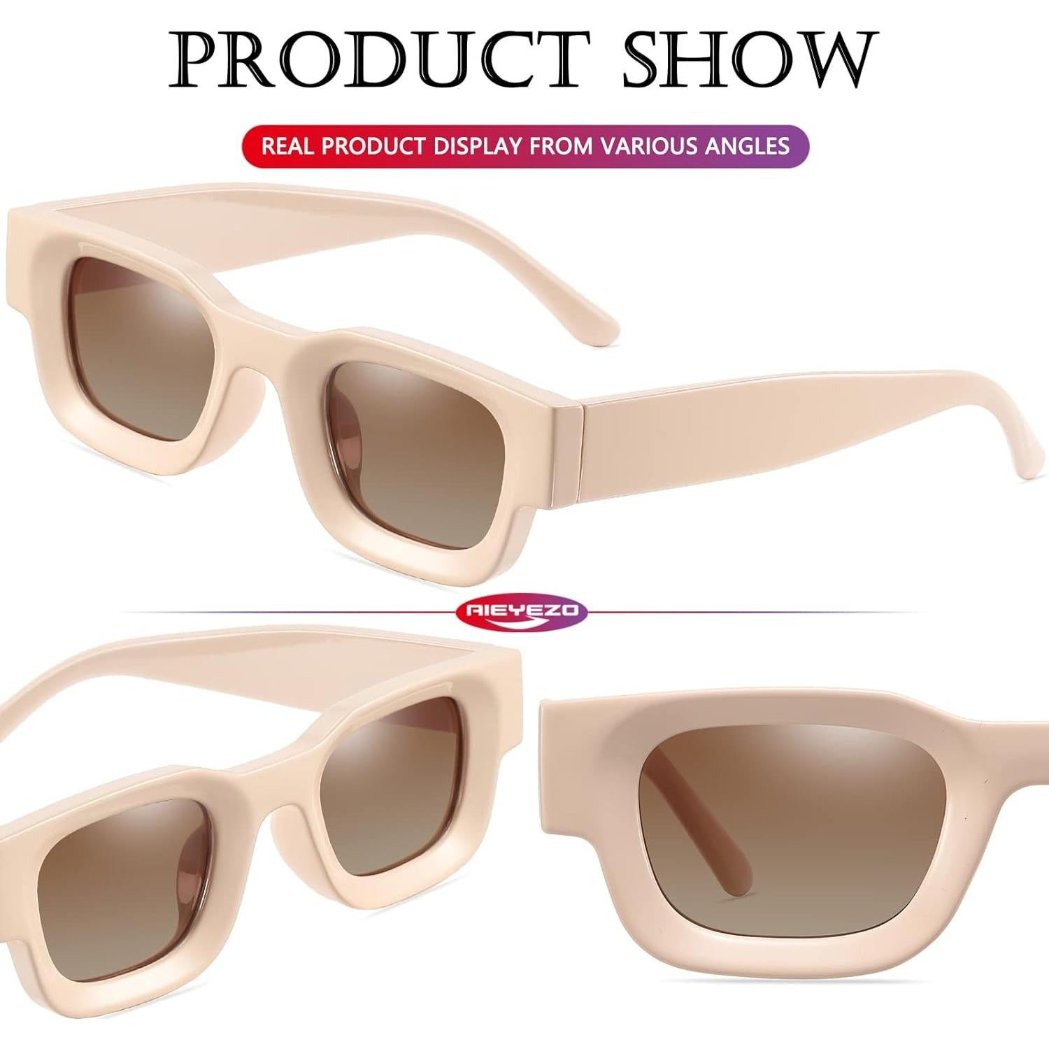 Gafas de sol polarizadas AIEYEZO retro unisex 44mm UV400